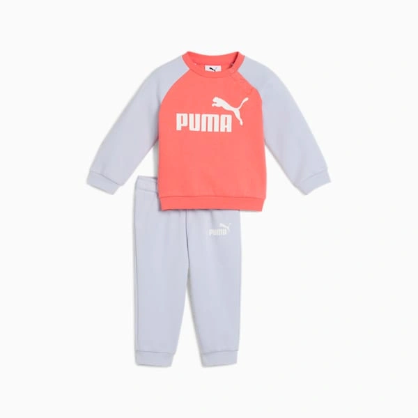 ¡PUMA Minicats! Conjunto Raglán y Pantalón Esencial para Pequeños Exploradores. Comodidad y Estilo Asegurados. ¡A Comprar!
